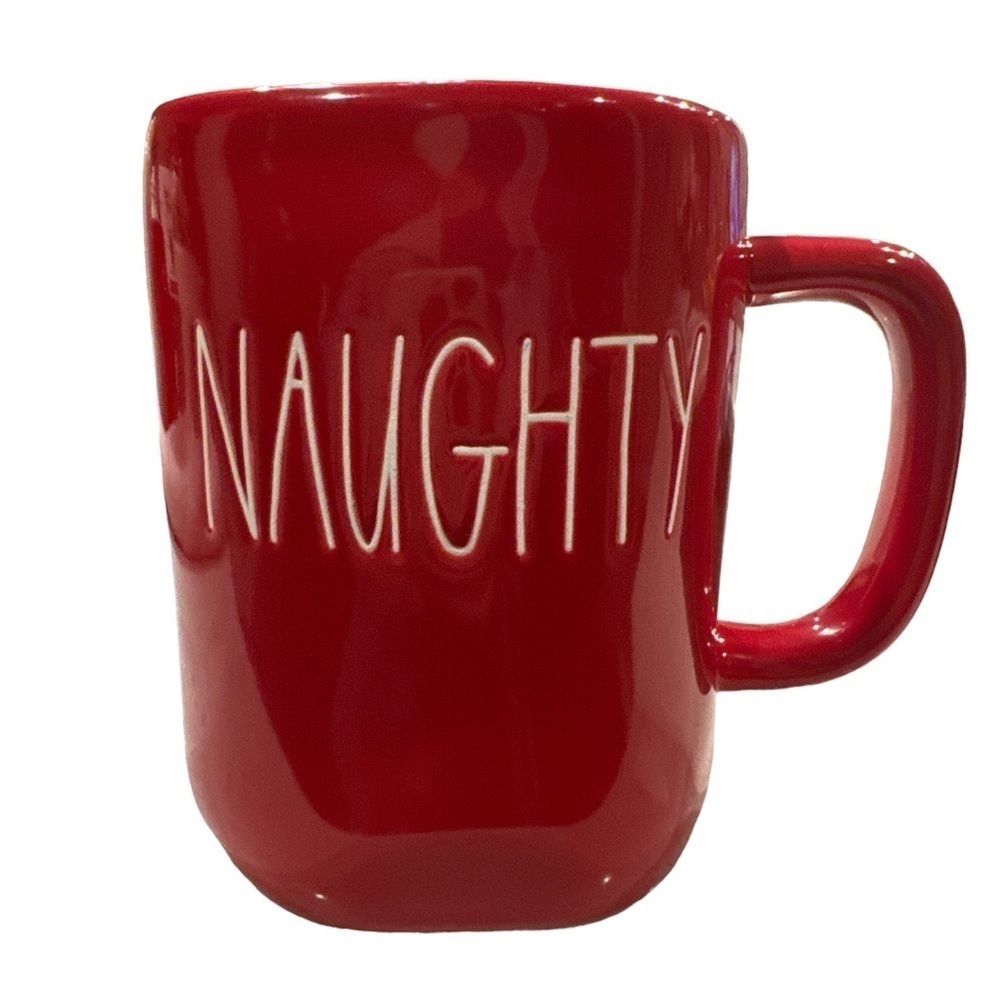 Rae Dunn BY Magenta NAUGHTY/ NICE Red Mug